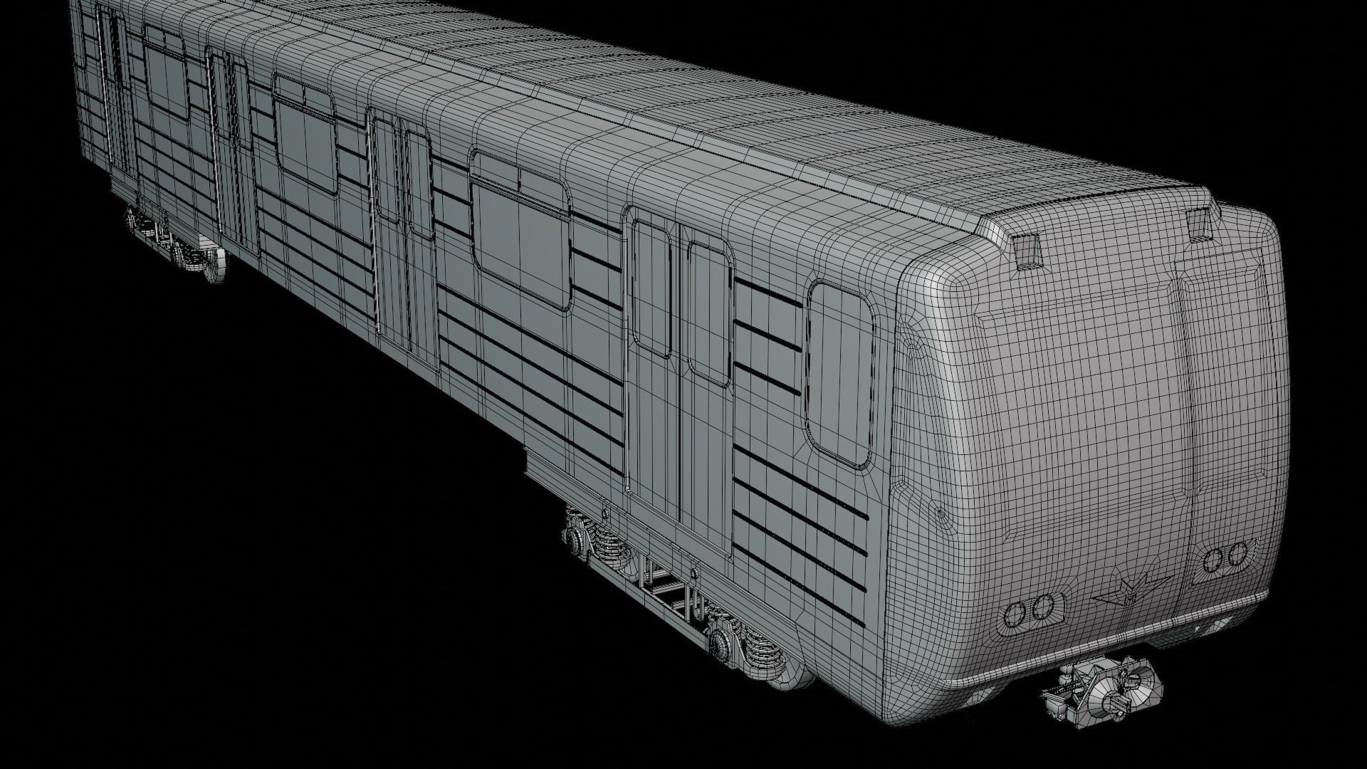 Subway car 81-71 3D model_7
