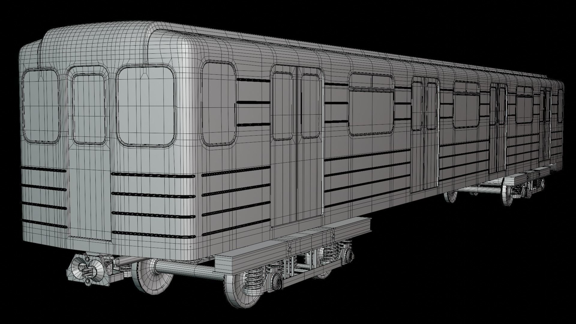 Subway car 81-71 3D model_13