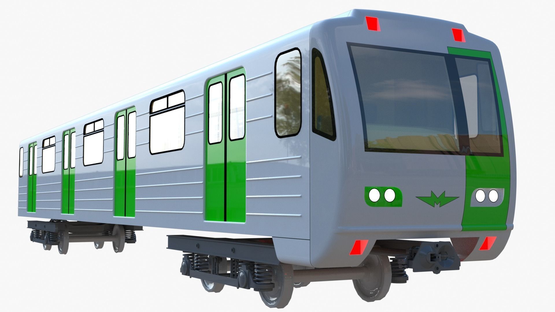 Subway car 81-71 3D model_3