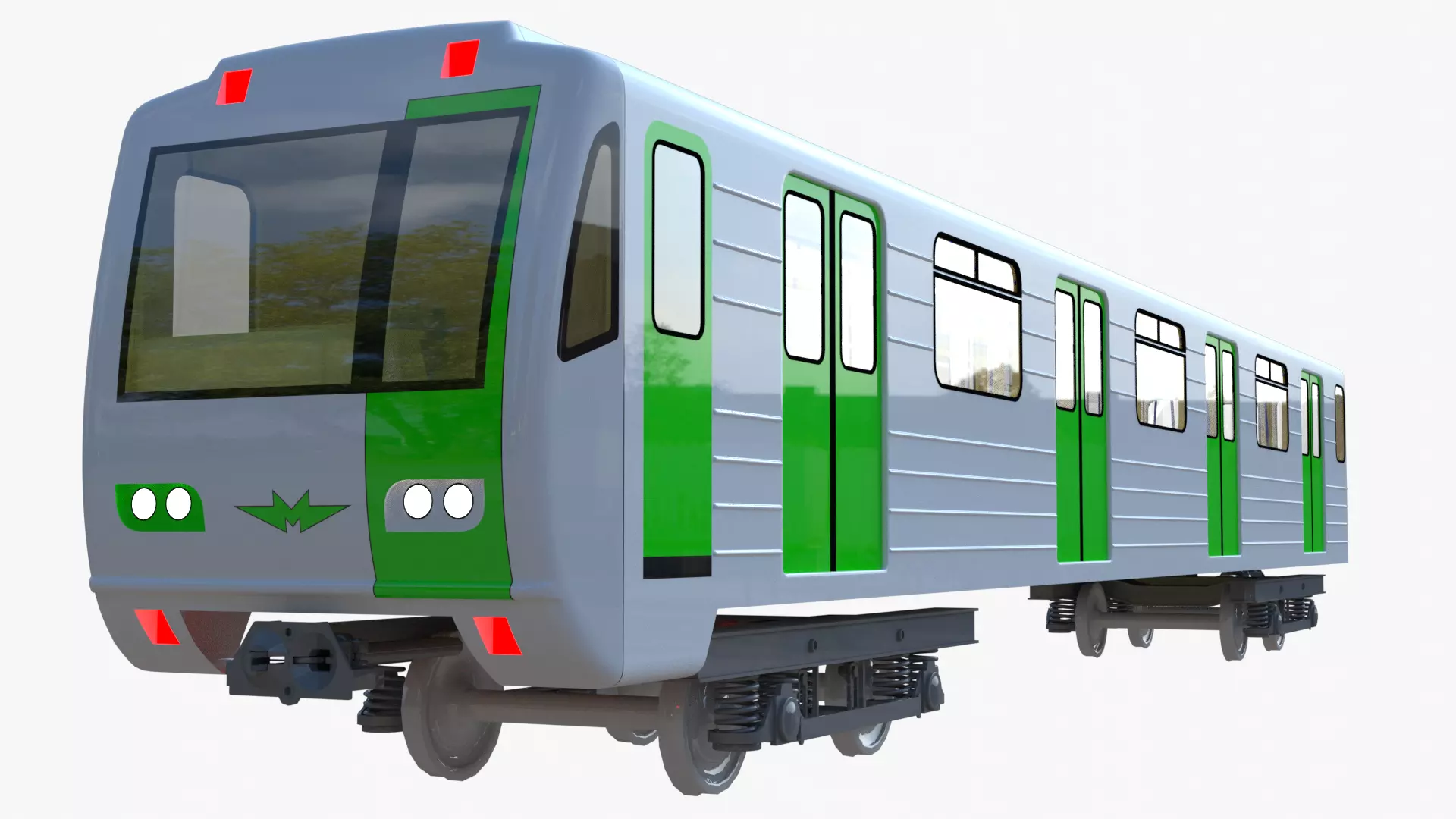 Subway car 81-71 3D model_0
