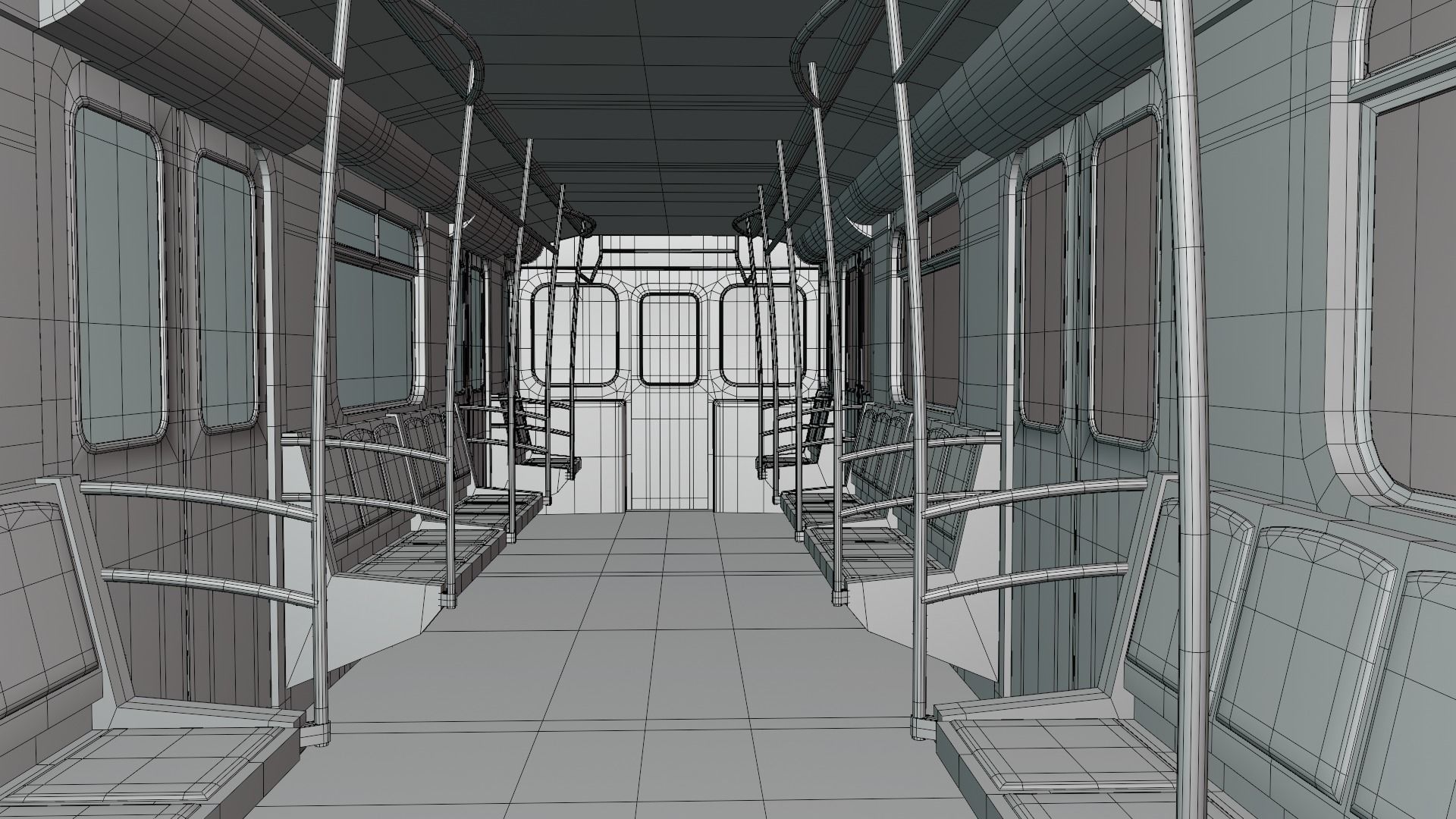 Subway car 81-71 3D model_17