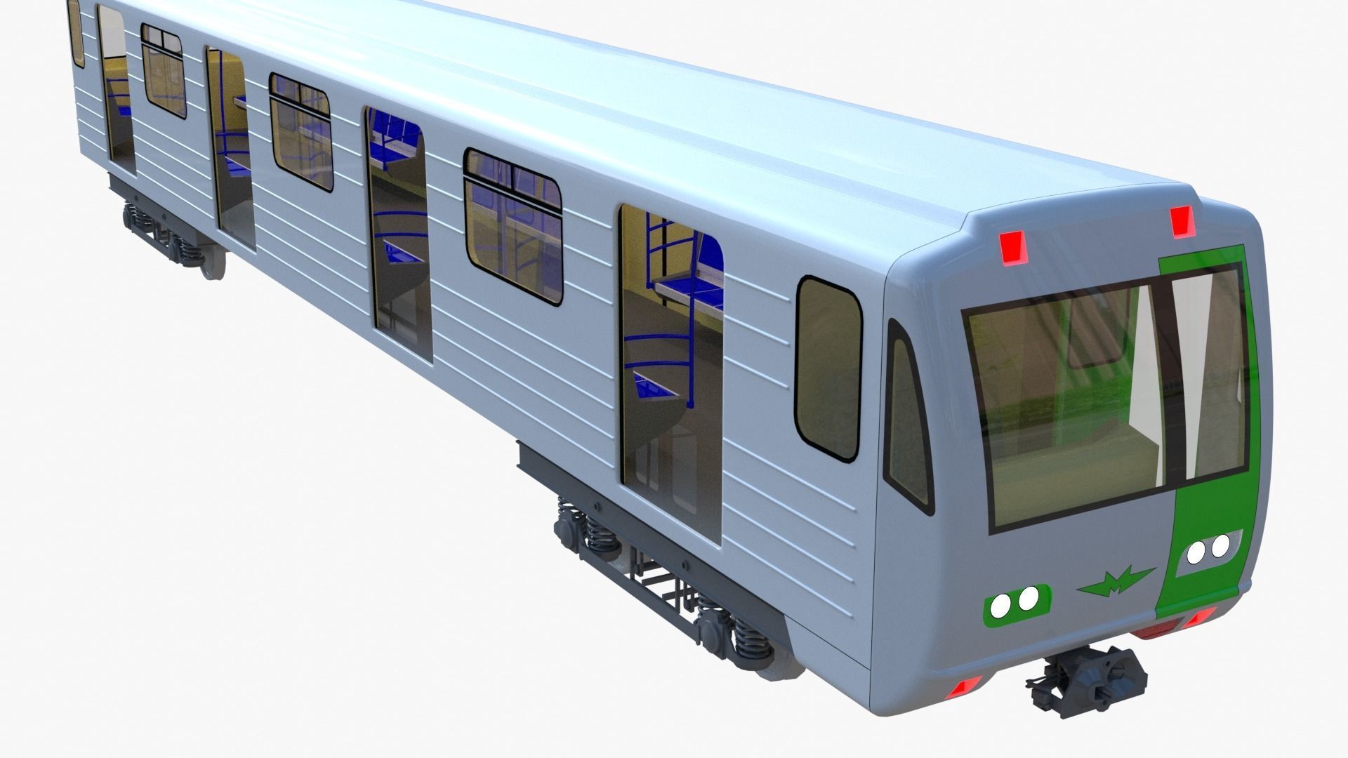Subway car 81-71 3D model_5