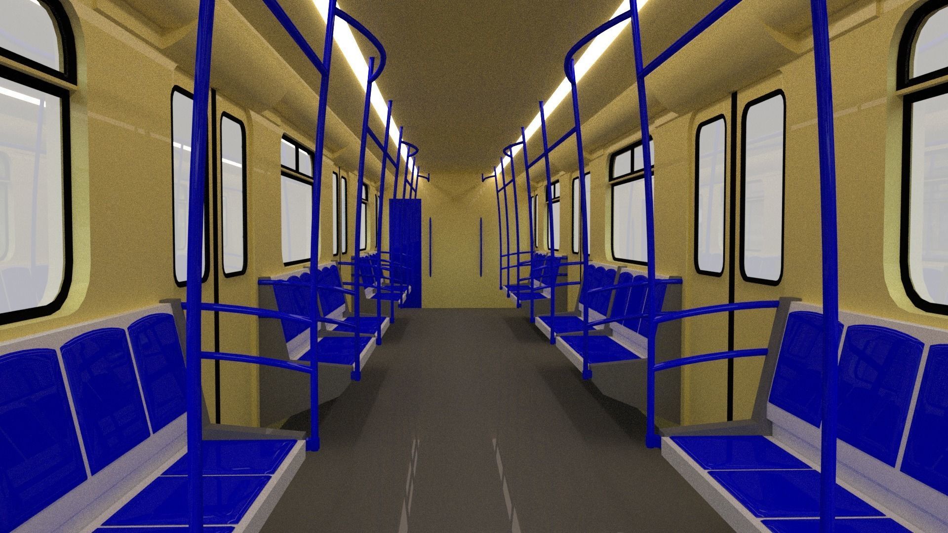 Subway car 81-71 3D model_18