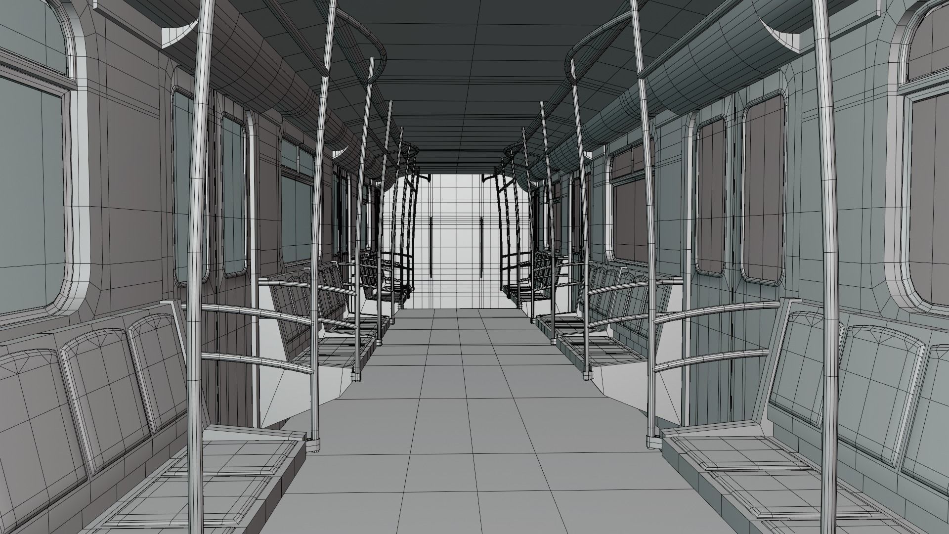 Subway car 81-71 3D model_19