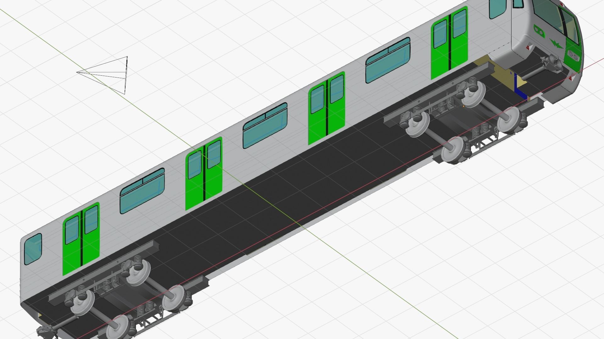 Subway car 81-71 3D model_20