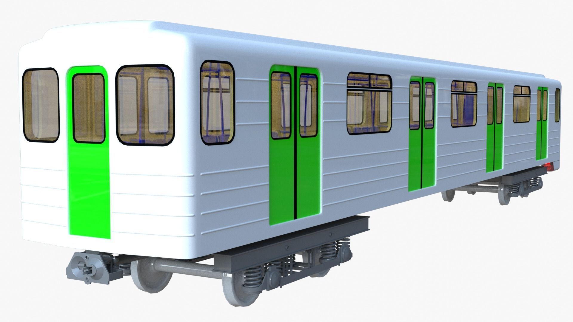 Subway car 81-71 3D model_12