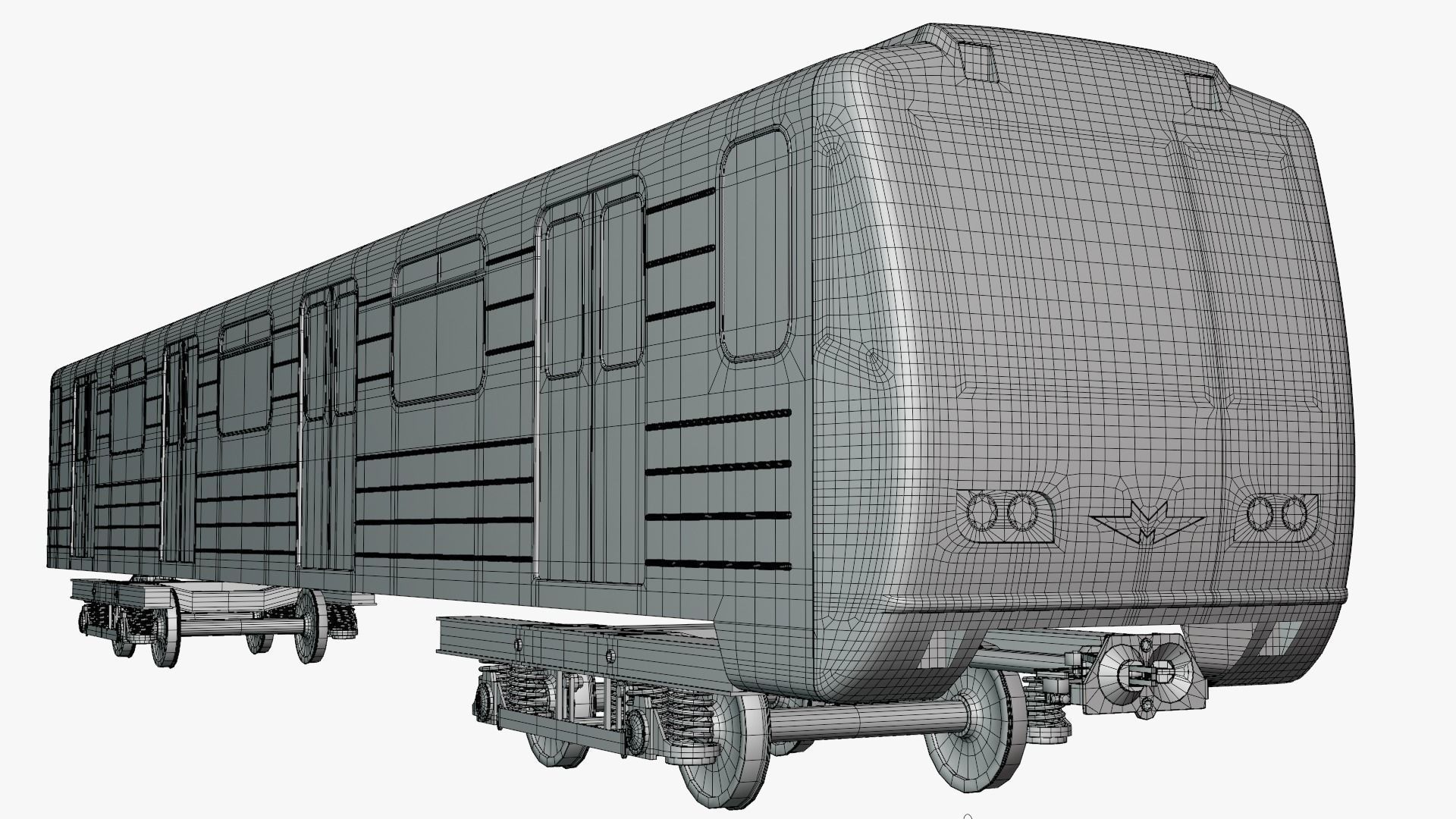 Subway car 81-71 3D model_4