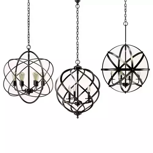 Three Chandelier Orb 01