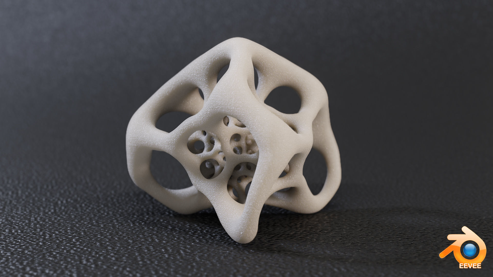 Inverted Gyroid 3D print model_3