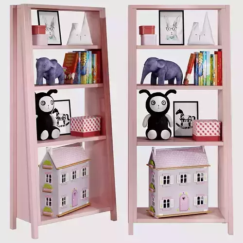 Kids bookshelf set 05