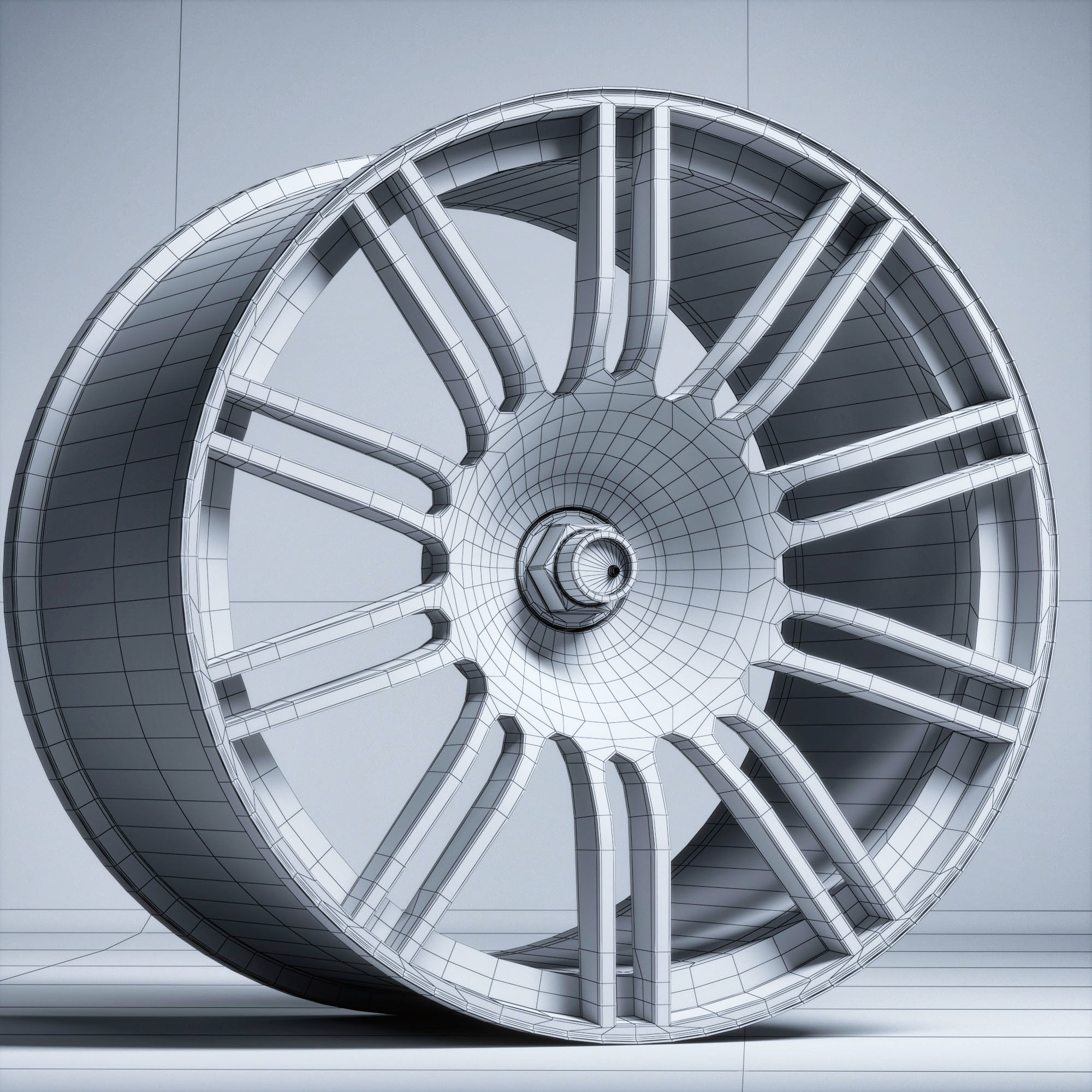 BBS - RE594 RE595 Low-poly 3D model_10