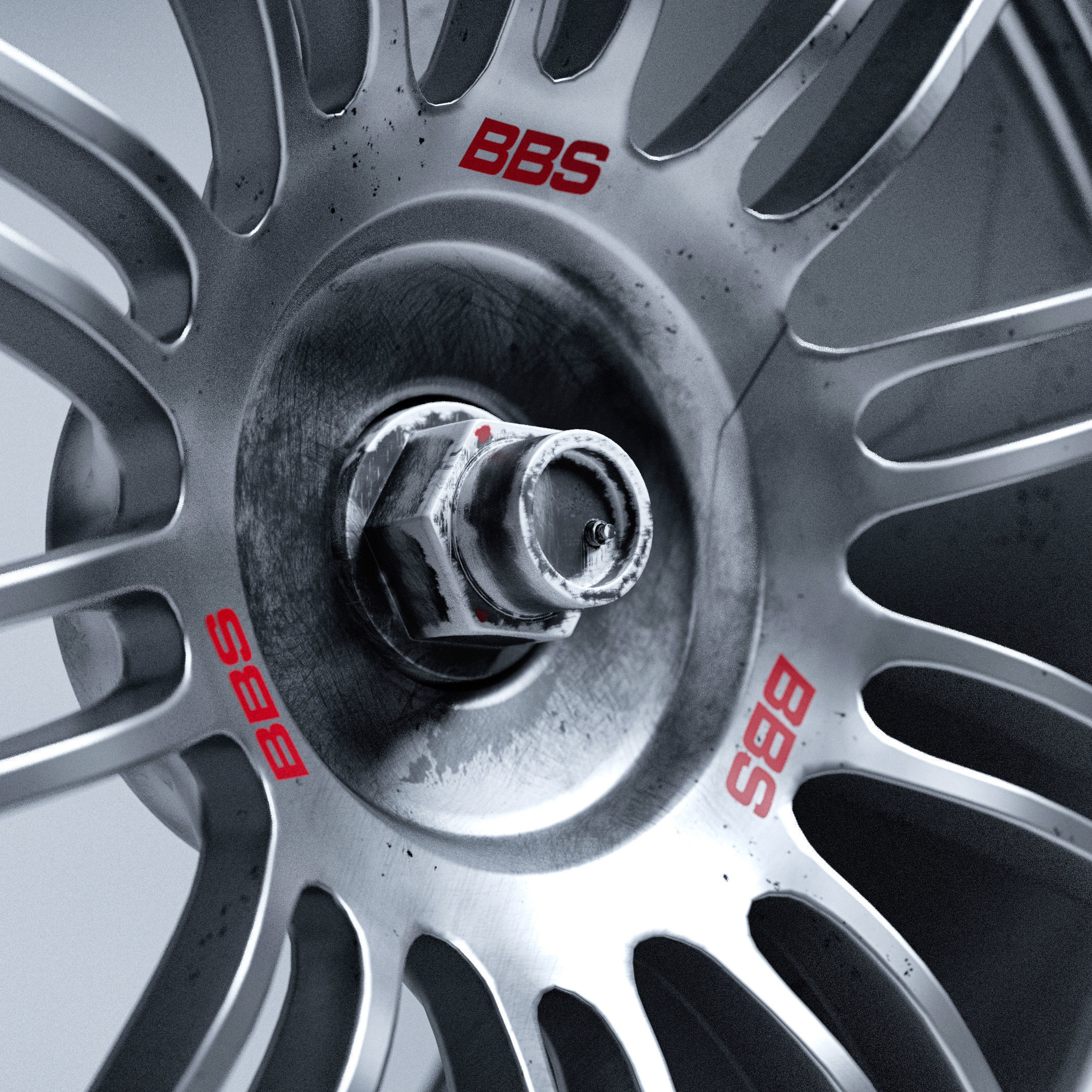 BBS - RE594 RE595 Low-poly 3D model_5