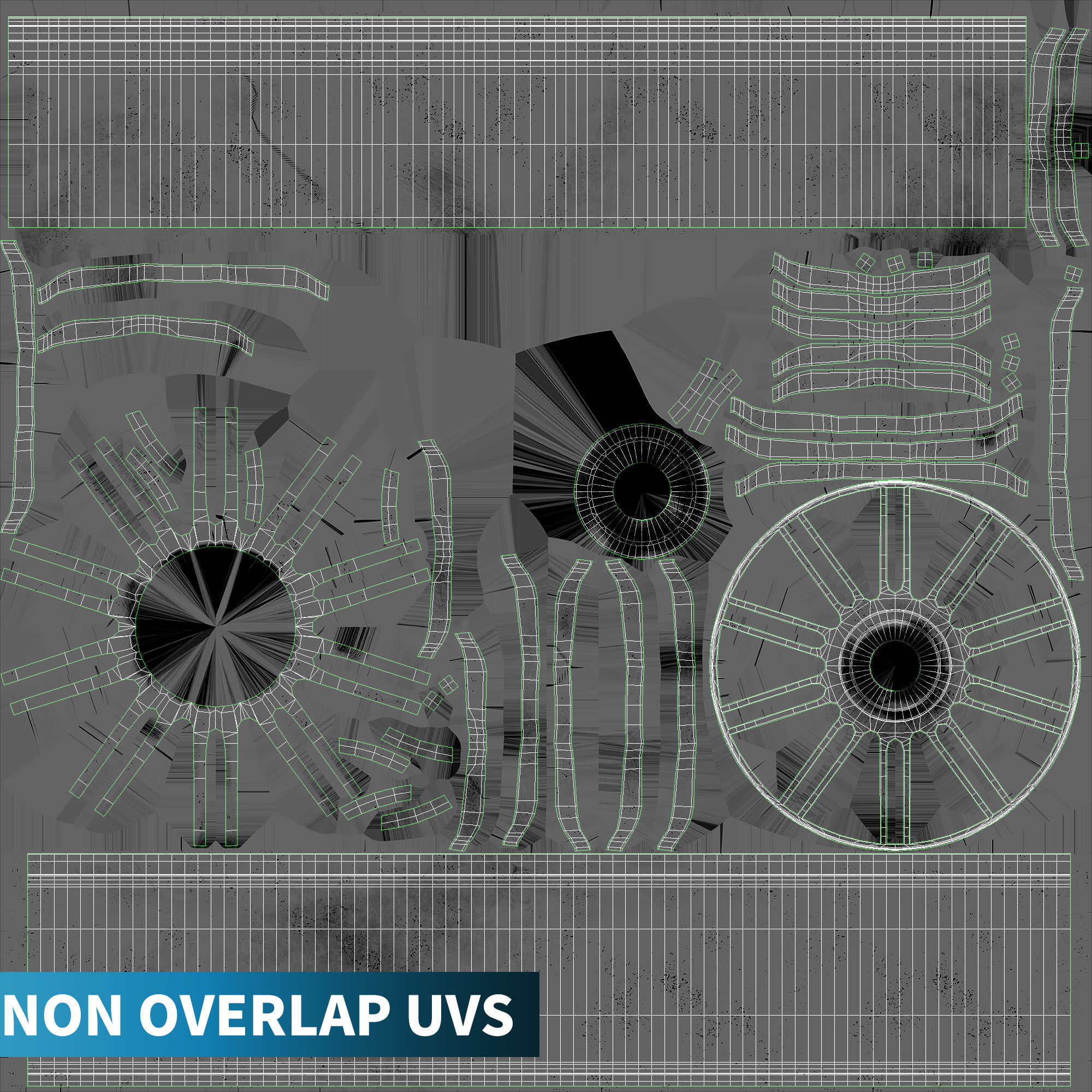 BBS - RE594 RE595 Low-poly 3D model_11