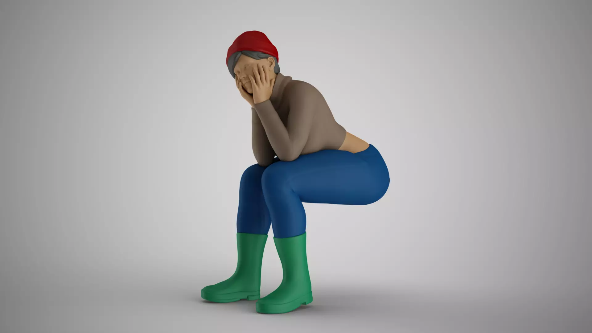 Fisher Girl 3D print model_0