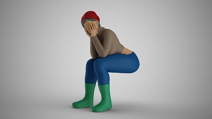 Fisher Girl 3D print model