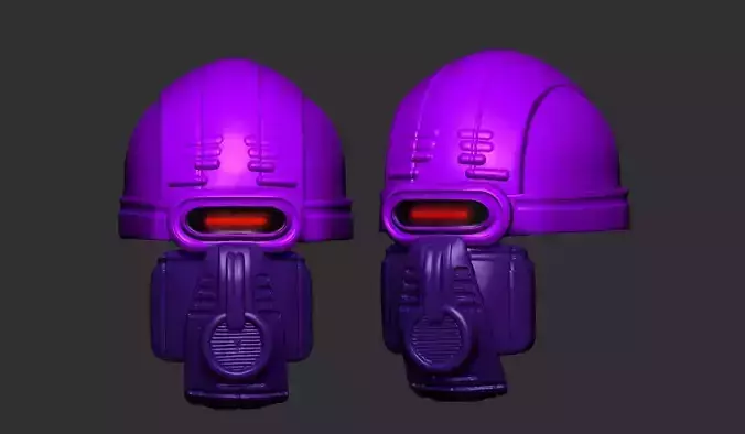 helmet high poly sculpt 3d printable 