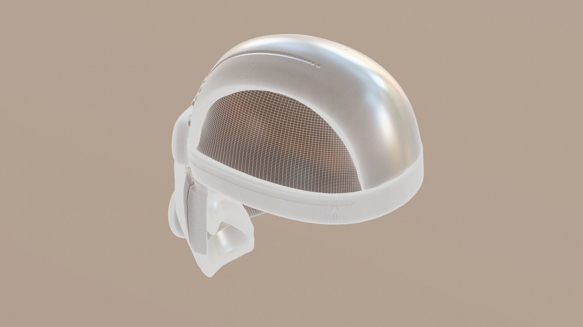 helmet high poly sculpt 3d printable 3D model_7