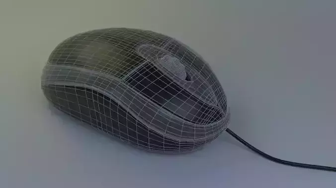 Simple mouse Free 3D model