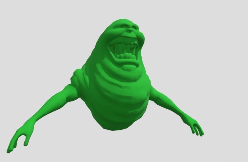 monster slimer ghostbusters  3D model_4