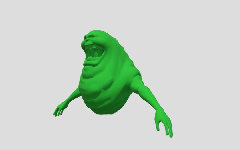 monster slimer ghostbusters  3D model_1