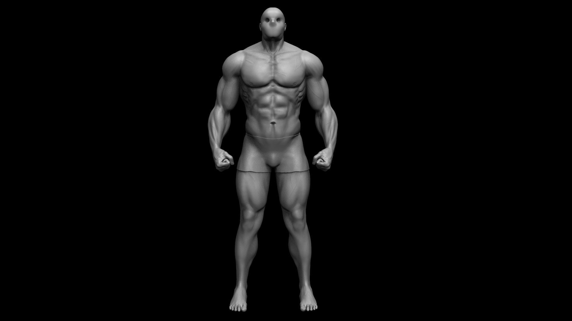 3d human body by Buzzzman 3D model_3