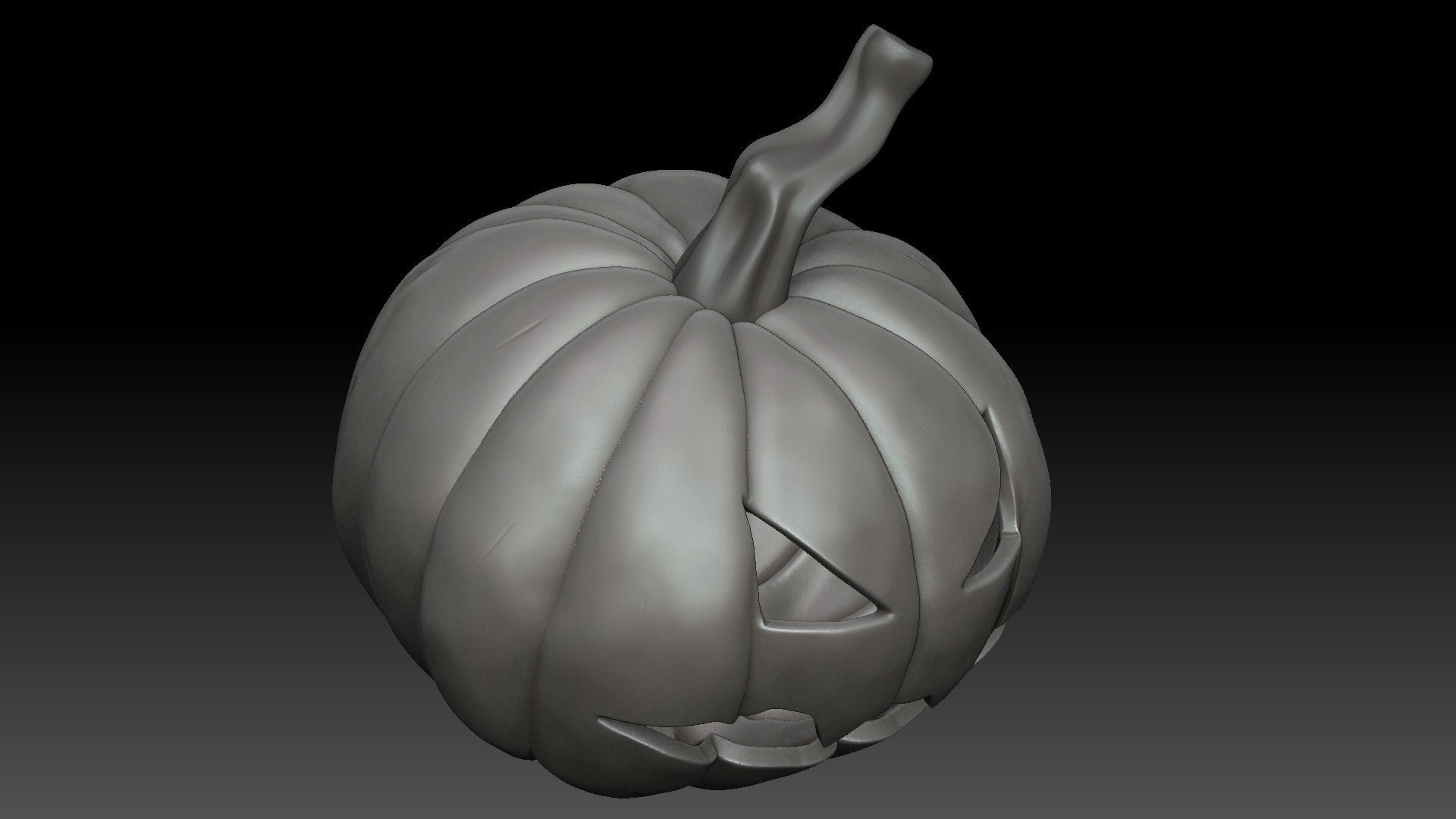 Halloween pumpkin 3D model_1