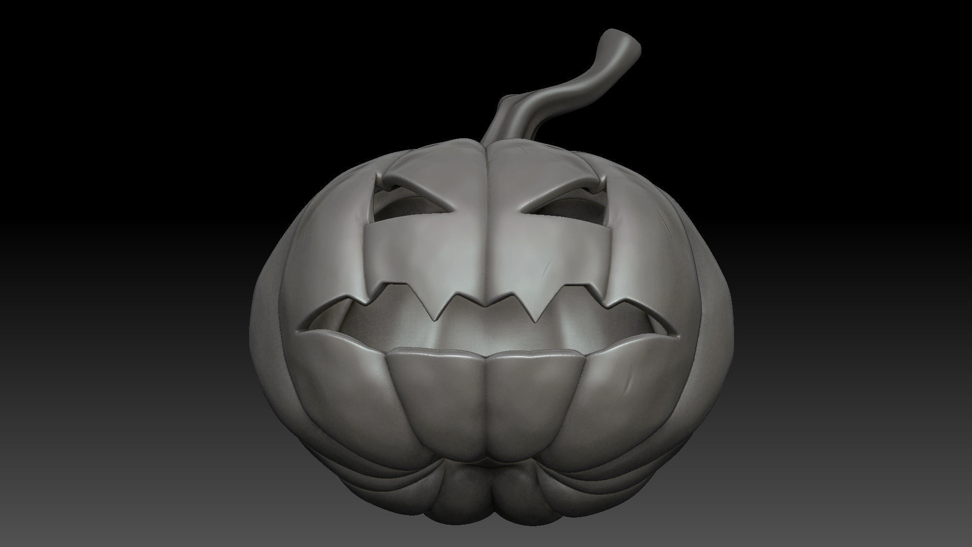 Halloween pumpkin 3D model_3
