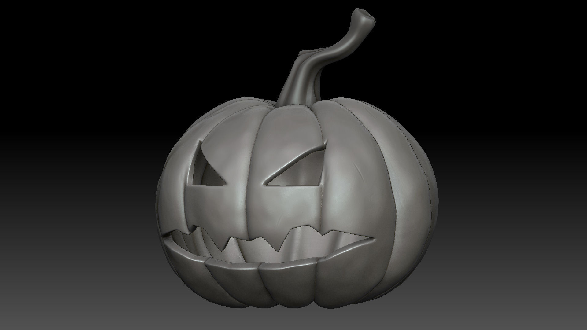 Halloween pumpkin 3D model_2
