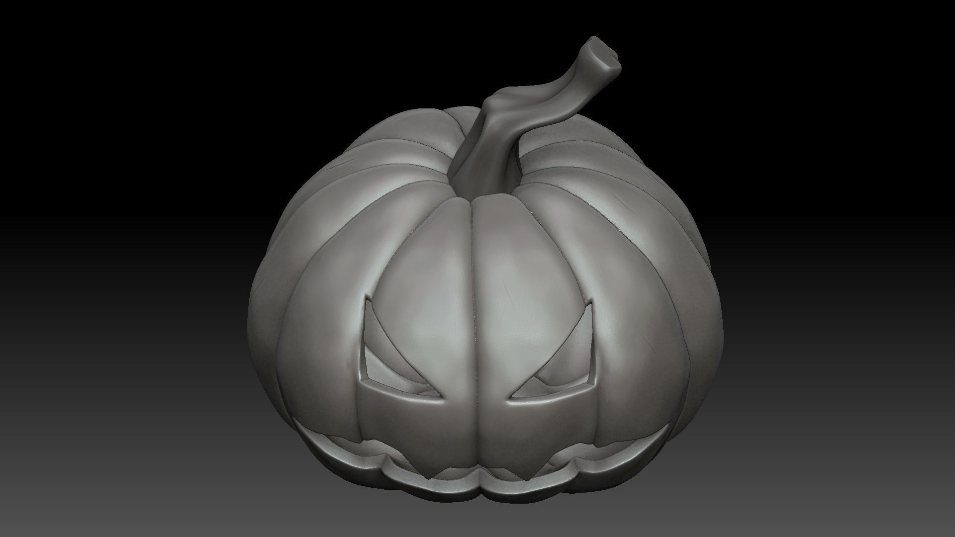 Halloween pumpkin 3D model_4