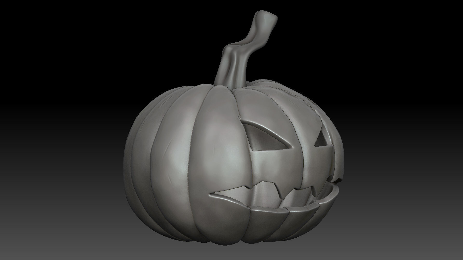 Halloween pumpkin 3D model_5