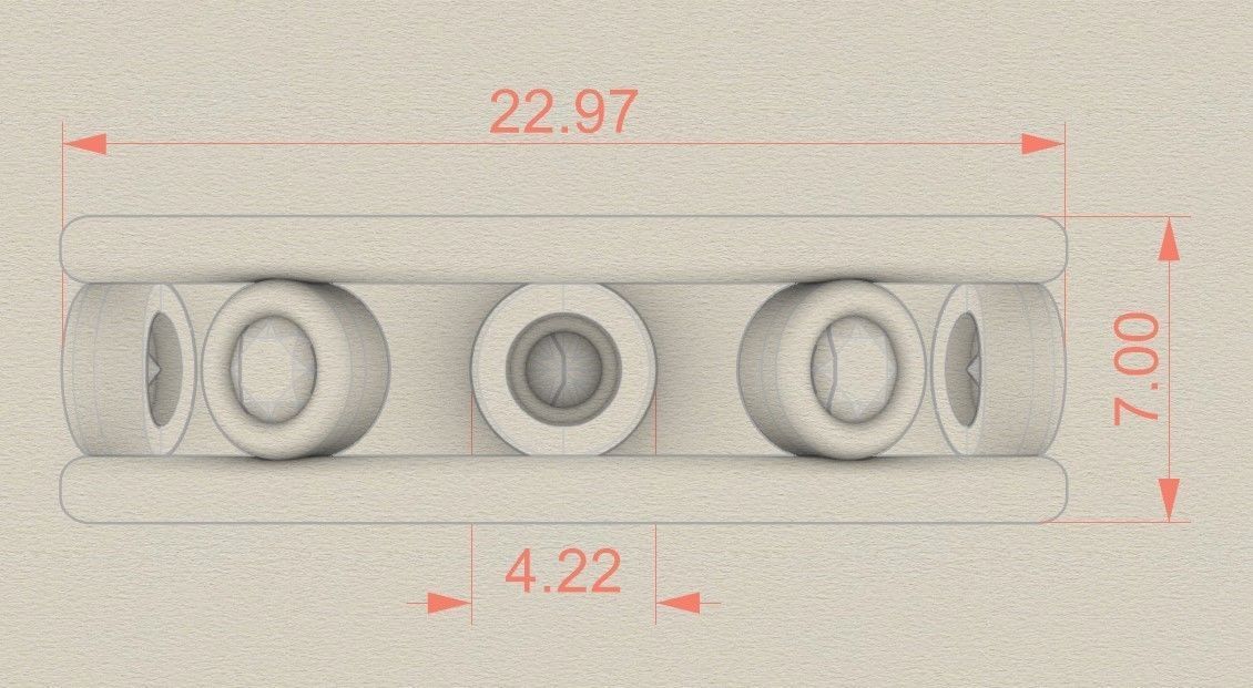 Model 204 New Tiffany Diamond Ring  EU 61 Size 3D print model_6