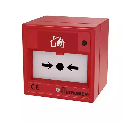 Manual call point with SelfVerify   Autronica 3D model