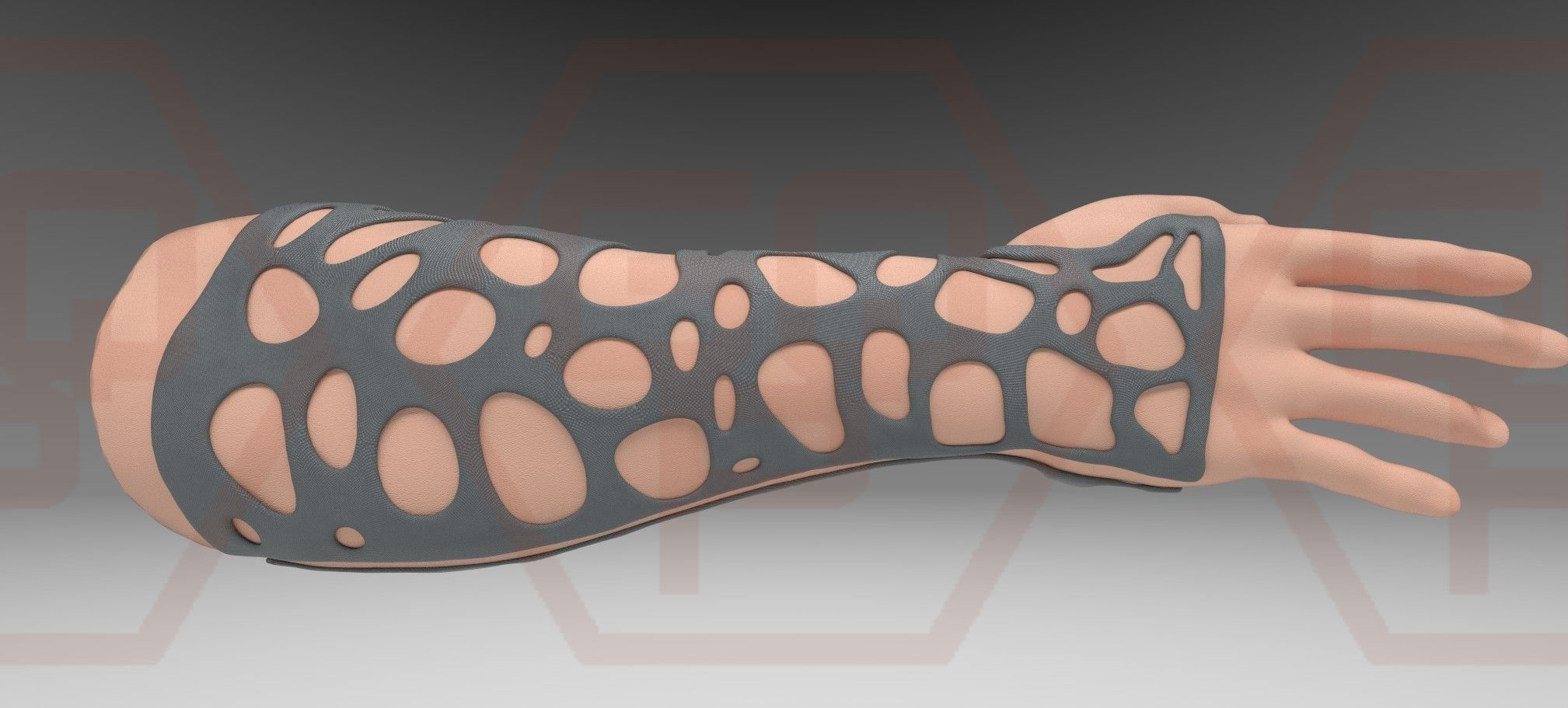 Orthopedic corset Orthopedic AFO Orthopedic wrist brace 3D Model Collection_27