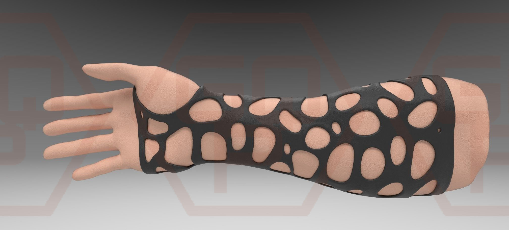 Orthopedic corset Orthopedic AFO Orthopedic wrist brace 3D Model Collection_33