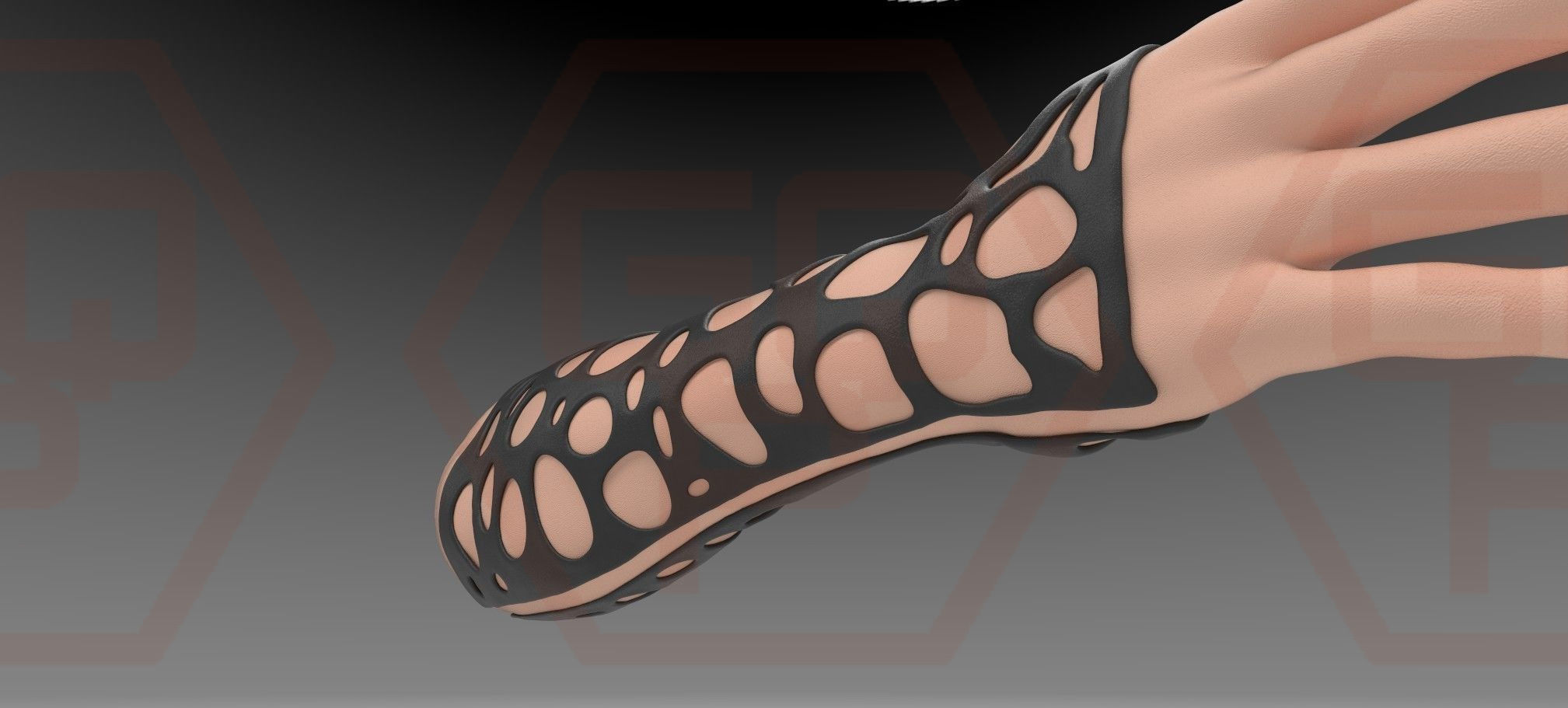 Orthopedic corset Orthopedic AFO Orthopedic wrist brace 3D Model Collection_24