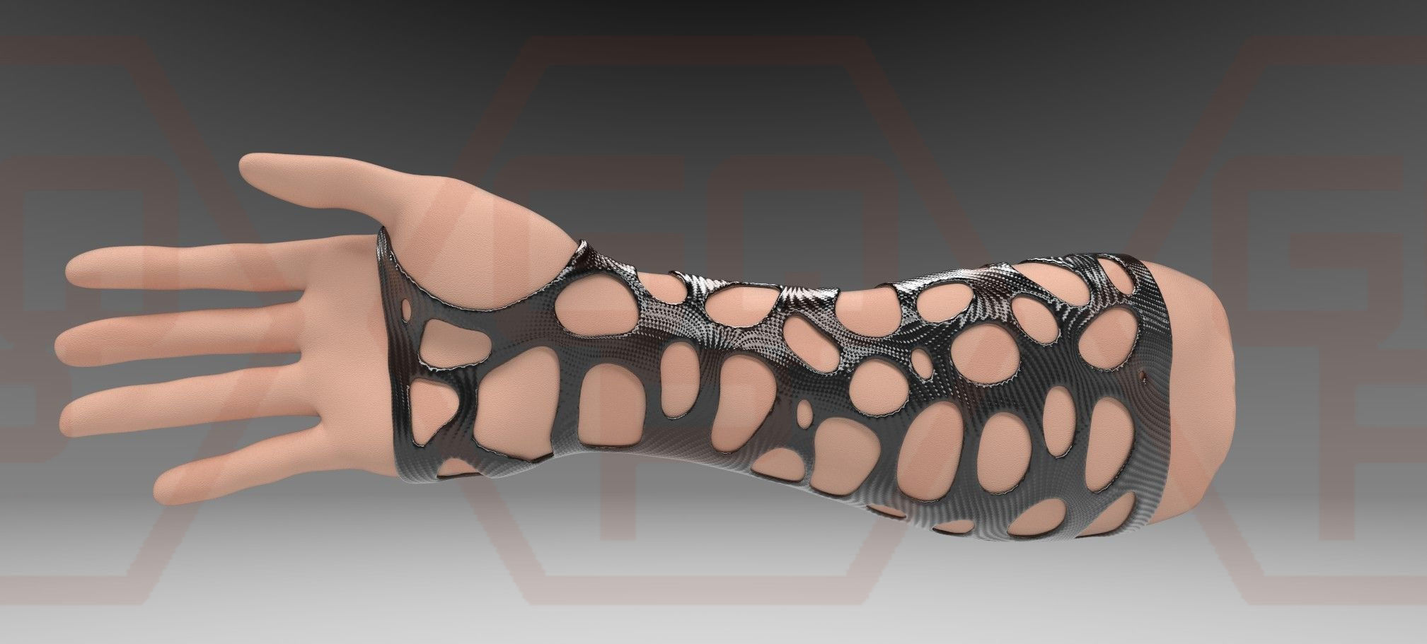 Orthopedic corset Orthopedic AFO Orthopedic wrist brace 3D Model Collection_31