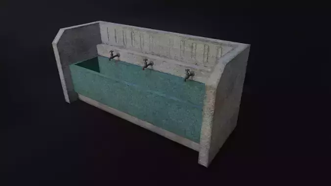 Old Japanese School Sink