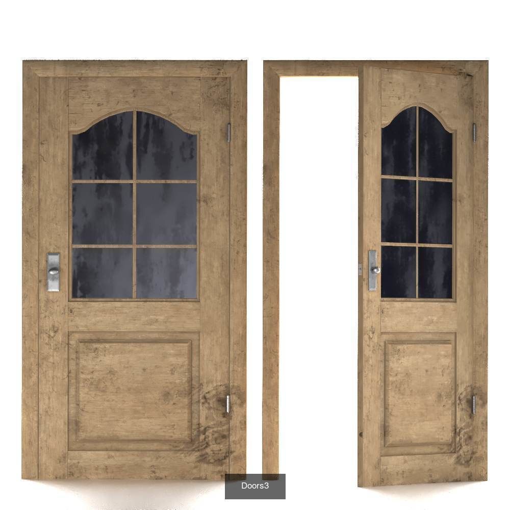 Door pack 3 3D Model Collection_3