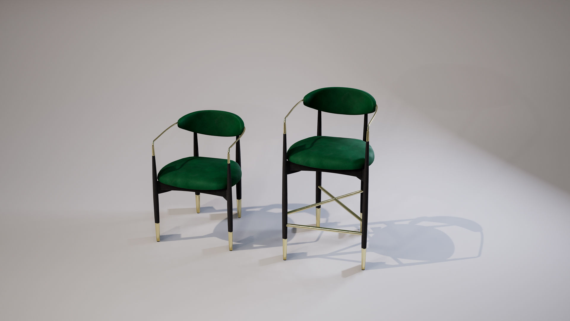 Furniture Pack 01 Low-poly 3D model_6