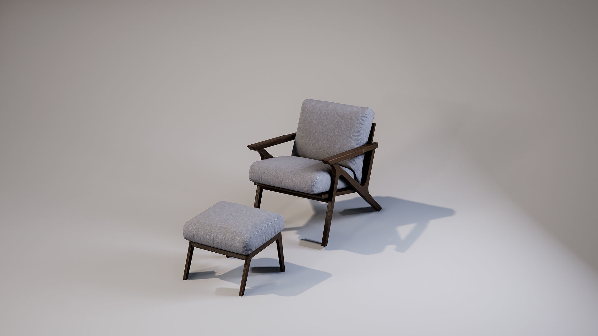 Furniture Pack 01 Low-poly 3D model_5
