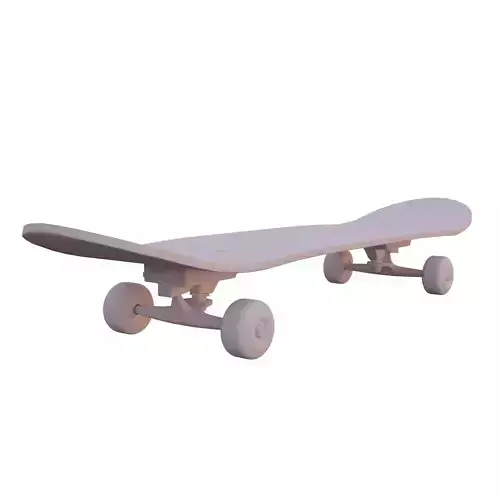 Complete Skateboard 3D model