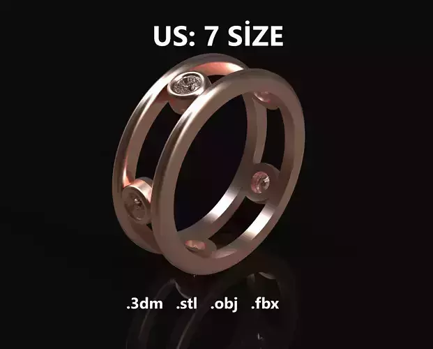 Model 209 New Chopard Diamond Ring  US 7 Size