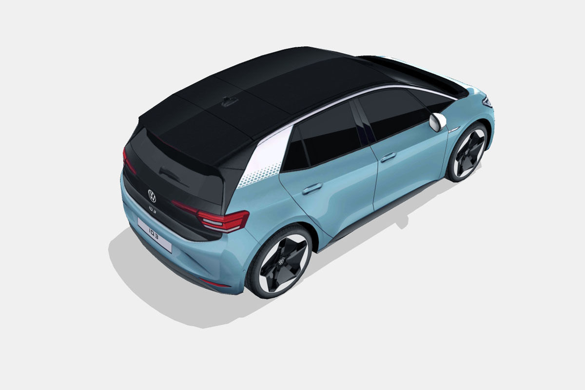 Volkswagen ID3 2020 Low-poly 3D model_12