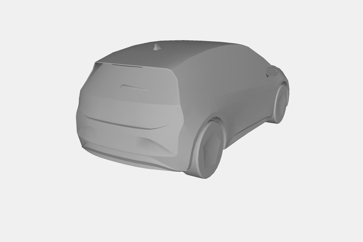 Volkswagen ID3 2020 Low-poly 3D model_21