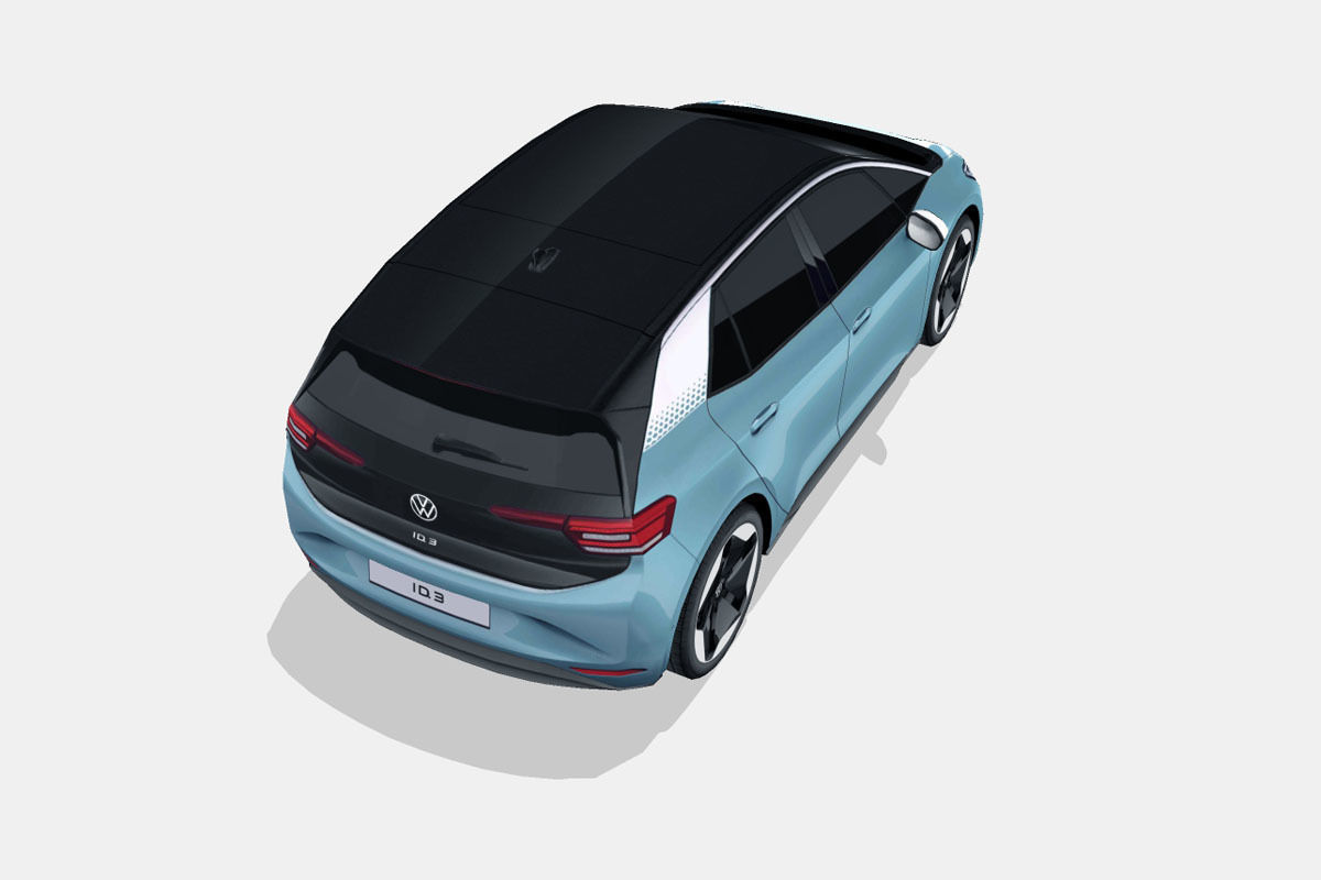 Volkswagen ID3 2020 Low-poly 3D model_10