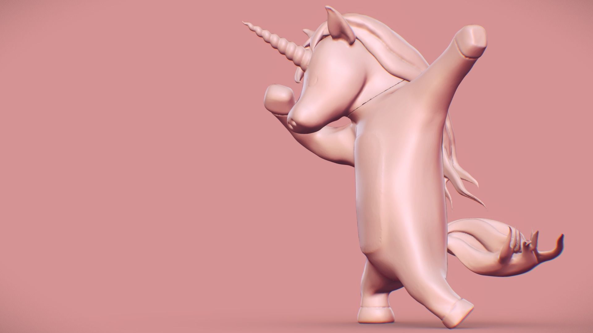 Kawaii Unicorn 3d Printable 3D print model_4