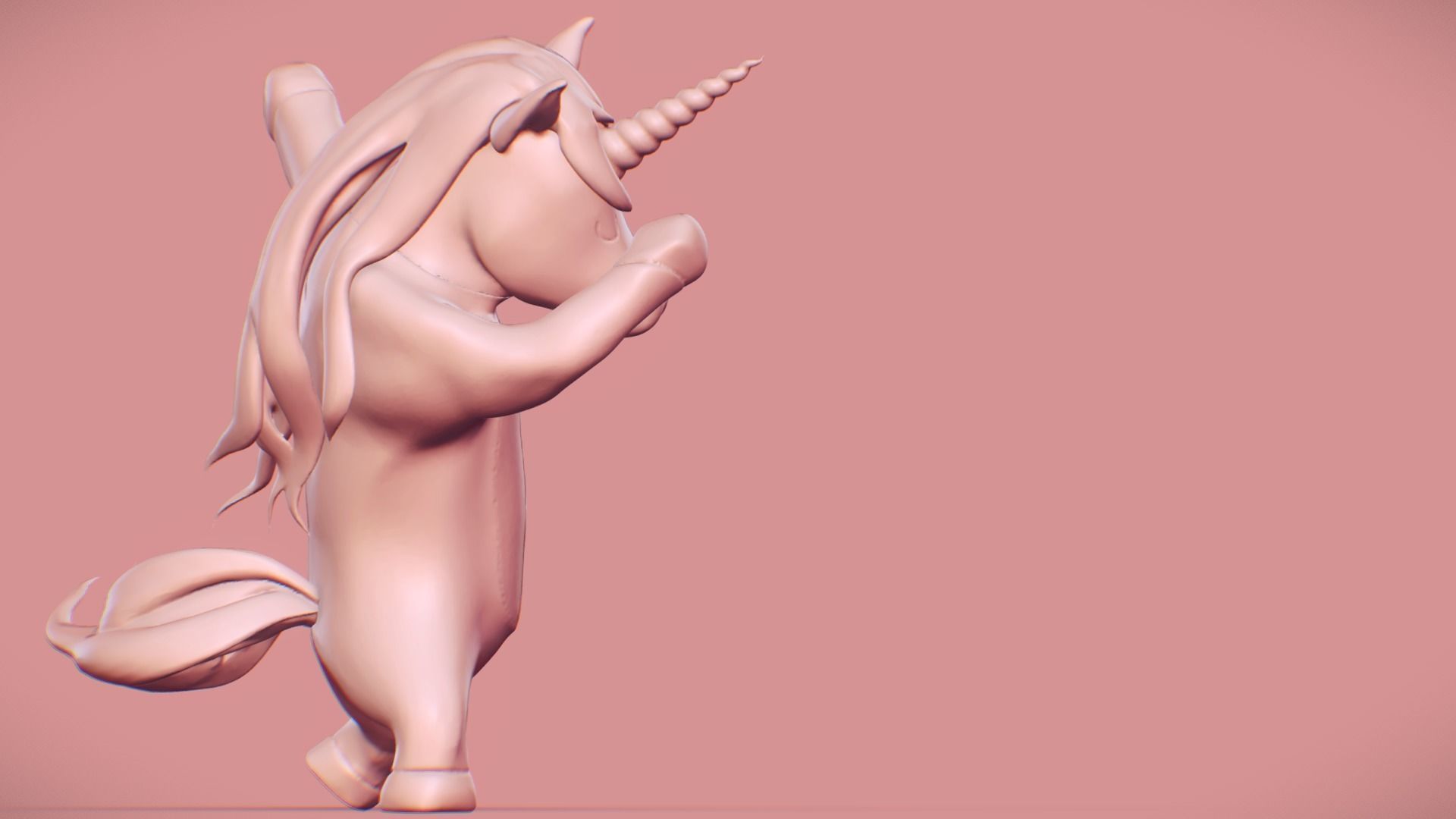 Kawaii Unicorn 3d Printable 3D print model_3