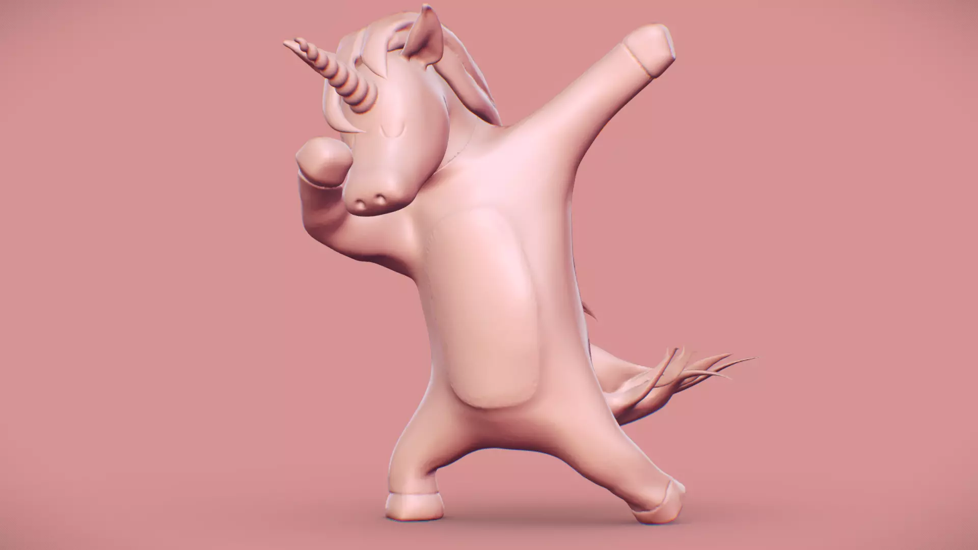 Kawaii Unicorn 3d Printable 3D print model_0