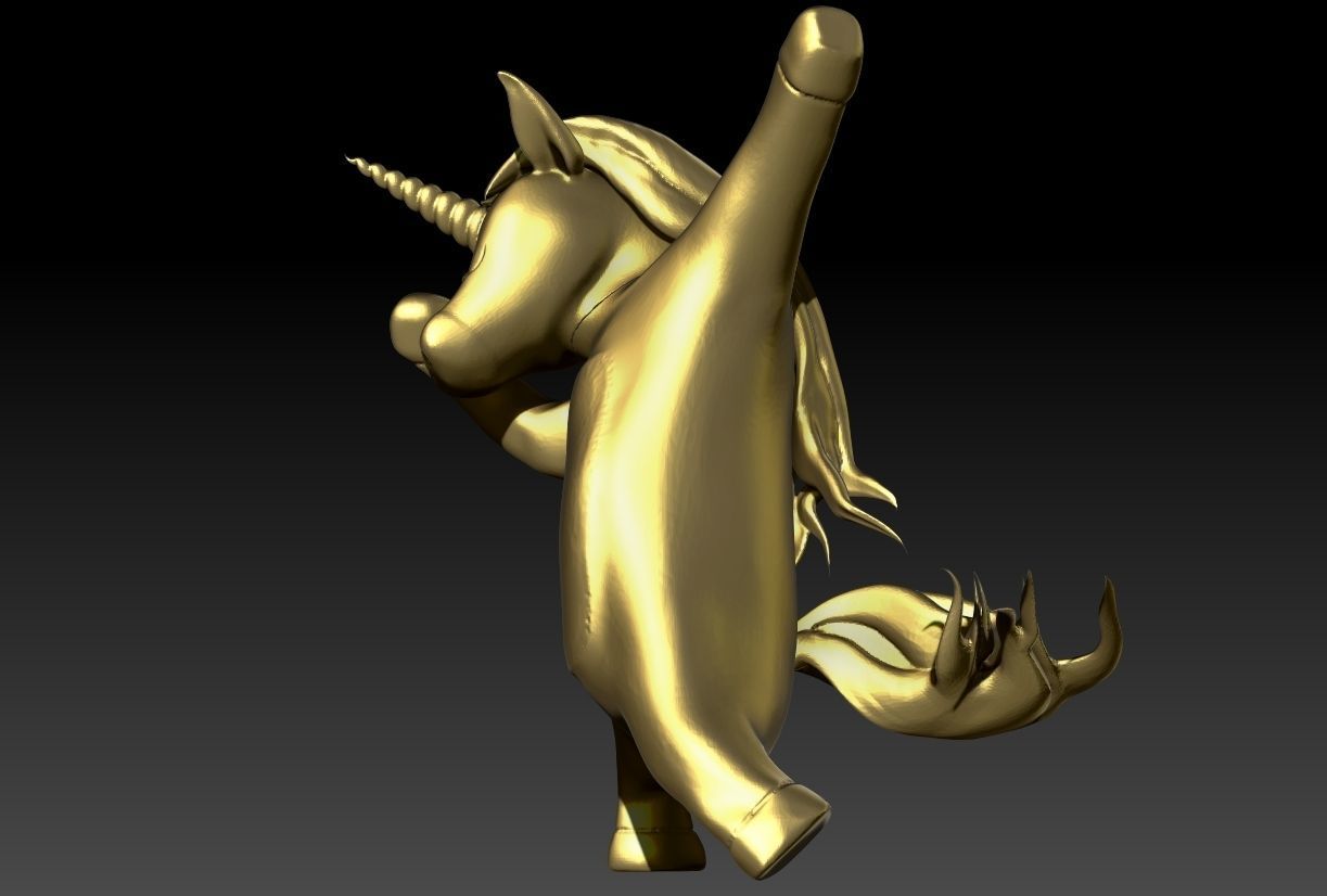 Kawaii Unicorn 3d Printable 3D print model_6