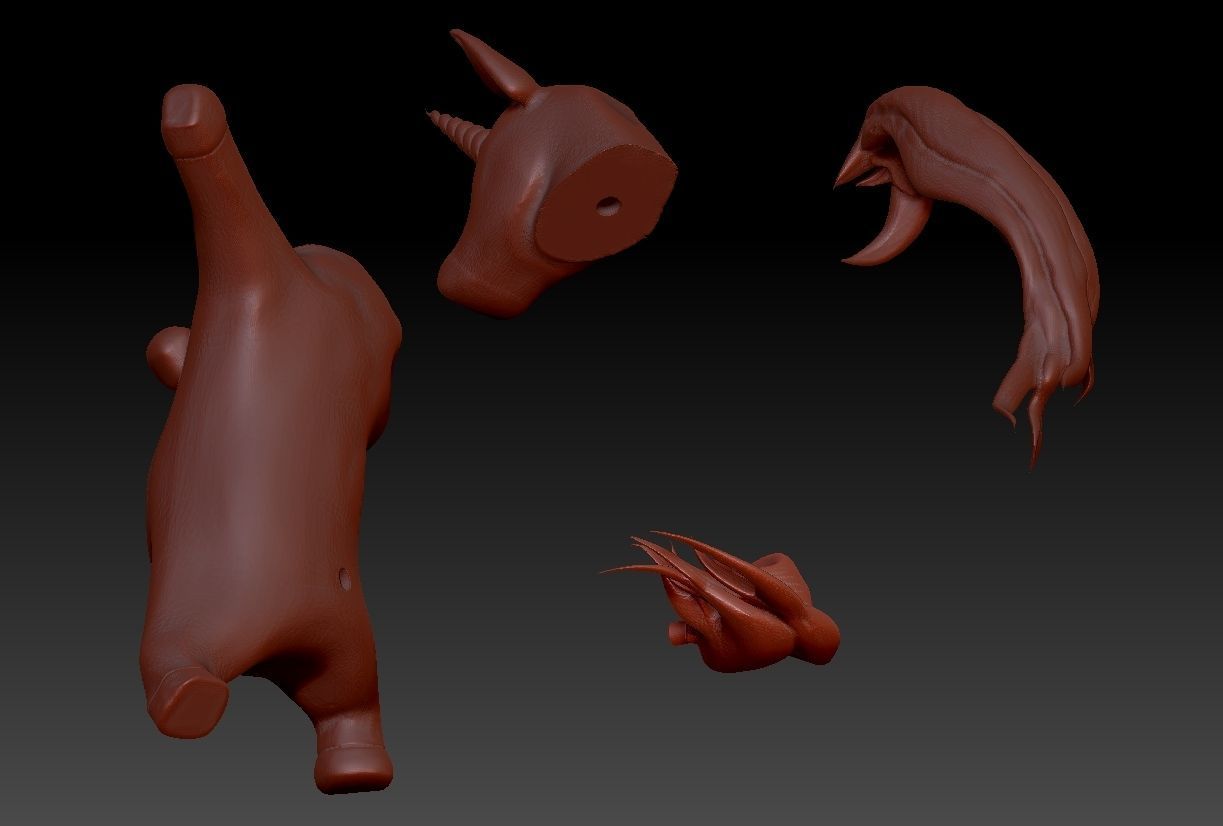 Kawaii Unicorn 3d Printable 3D print model_9